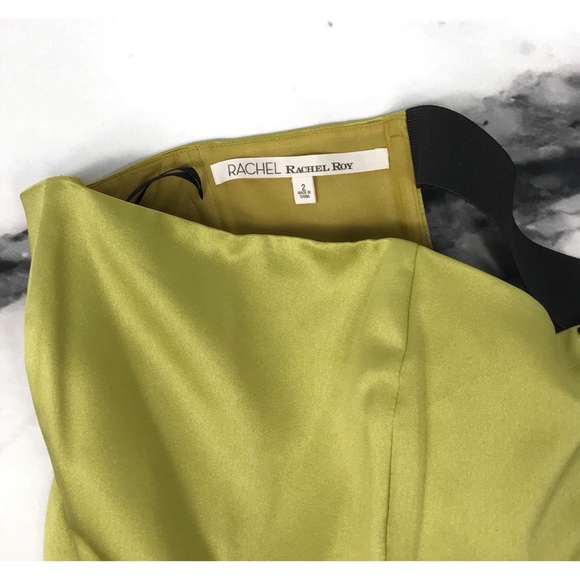 Rachel Roy Pistachio Cocktail Mini Dress NEW - Picture 4 of 6